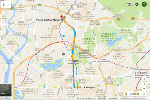 Cách đi mua hàng Quảng Châu Trung Quốc bằng tàu điện ngầm