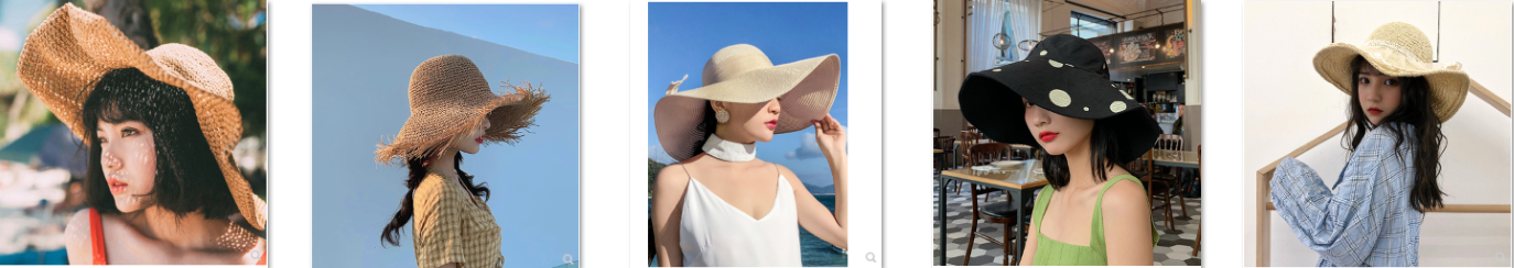 Link shop cung cấp nón nữ rộng vành dễ thương, giá rẻ